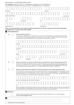 Vollmachts- und Briefwahlformular Dec 29, 2014 | PDF