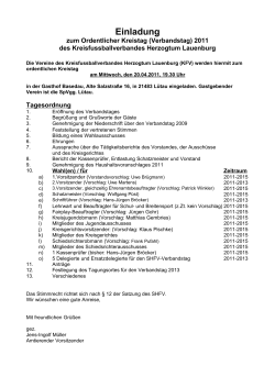 Einladung