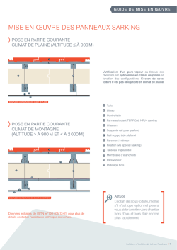 Guide de pose