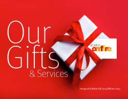 Gifts and Services Directory