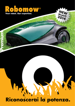 Scarica il catalogo Robomow 2014