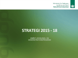 GUDP Strategi 2015-2018 og Handlingsplan 2015