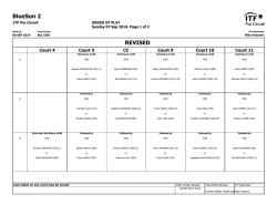 ITF Tournament Planner
