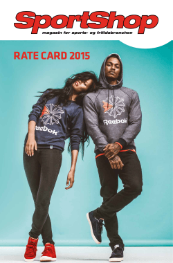 Download Rate Card 2015 - Danmarks Sportshandler Forening