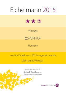 Eichelmann 2015