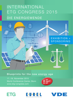 INTERNATIONAL ETG CONGRESS 2015