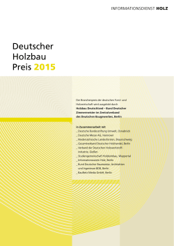 Deutscher Holzbau Preis 2015