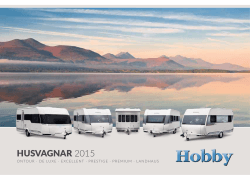HUSVAGNAR 2015 - Hobby Caravan