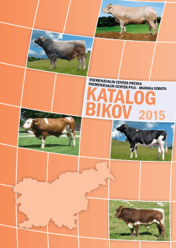 KATALOG RJ, LS, ČB, CK in MES 2015