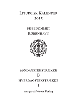 Download Liturgisk Kalender 2015
