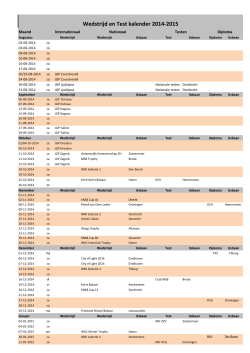 wedstrijdkalender 2014-2015 21092014