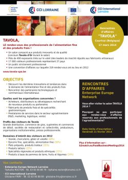 Invitation - CCI international Lorraine