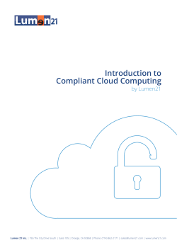 Introduction to Compliant Cloud Computing