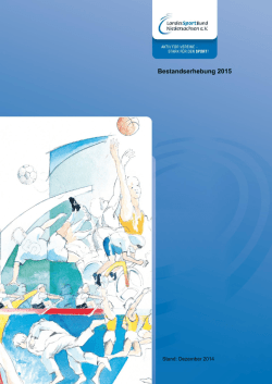 Anleitung zur Online BE 2015 im Intranet des LSB
