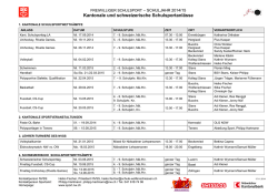 Jahresprogramm 2014/2015