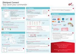 Distripost Connect Tout savoir pour commander