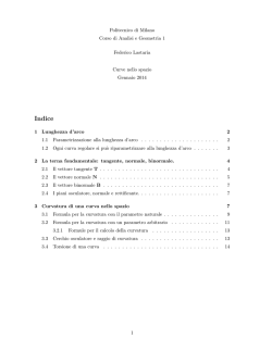 Indice - Politecnico di Milano