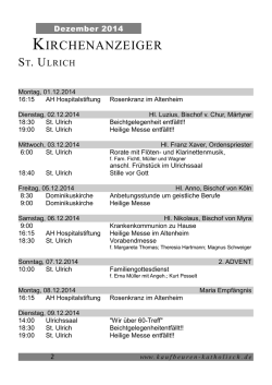 Gottesdienstplan - st-ulrich-kaufbeuren.de