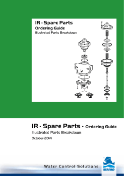 IR - Spare Parts - Ordering Guide