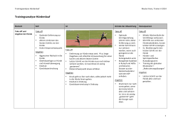 Trainingsanalyse Hürdenlauf - Swiss Athletics