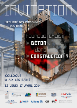 Pourquoi choisir le BÉTON dans
