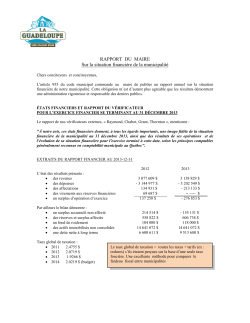 Document - Municipalité de La Guadeloupe