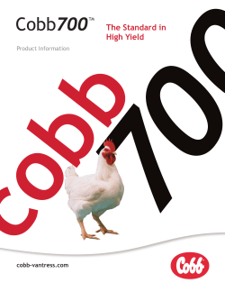 Cobb700 Sales Brochure - Cobb