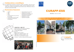 CURAPP-ESS - Université de Picardie Jules Verne