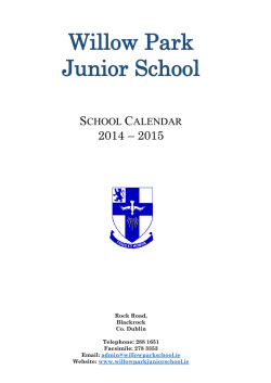 Willow Park Junior School Blackrock Co Dublin