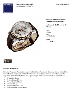 Ingersoll Automatic II