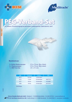 PEG-Verband-Set - Rösner-Mautby Meditrade GmbH