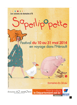 Programme Saperlipopette 2014