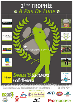 dossier inscription trophee apdl - APDL