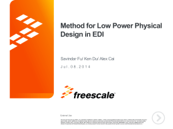 Freescale PowerPoint Template