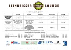 HAUSGEMACHTER TAGESEINTOPF EUR 4,90 - Feinbeisser-Lounge