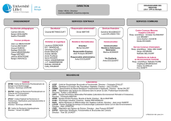 DIRECTION - UFR de Biologie Lille 1