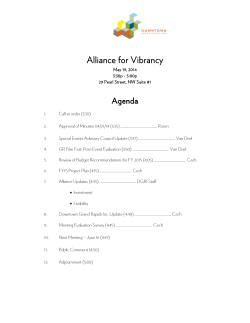 Alliance for Vibrancy Agenda Packet 5-19-14