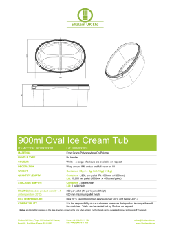 900ml Oval Ice Cream Tub - Shalam Packaging Industry