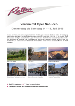 Verona mit Oper Nabucco - Rattin