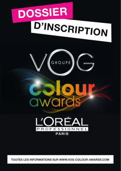 DOSSIER DOSSIER - vog colour awards