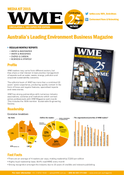 mediakit - WME magazine