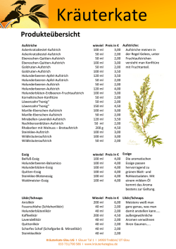 Kräuterkate Glau
