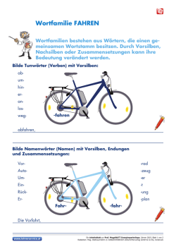 Wortfamilie FAHREN - Lehrerservice.at