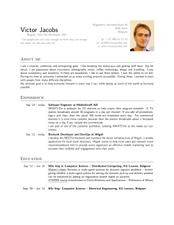 Resume - Victor Jacobs