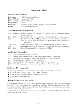 Download CV