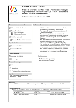 Document PDF - Gallilex - F&eacute;d&eacute;ration Wallonie