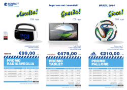 Download Promo - Contact Italia S.r.l.