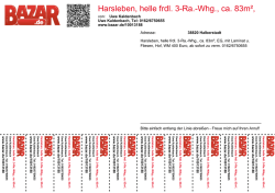 Harsleben, helle frdl. 3-Ra.-Whg., ca. 83m&sup2;, - Bazar.de