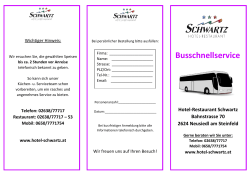 Busschnellservice - Hotel Schwartz Wiener Neustadt Neunkirchen