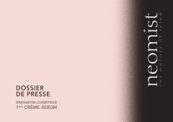 Dossier de presse 2014
